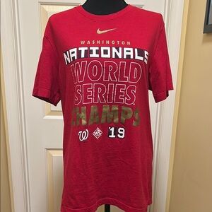 Nike Red Nationals World Series T-Shirt